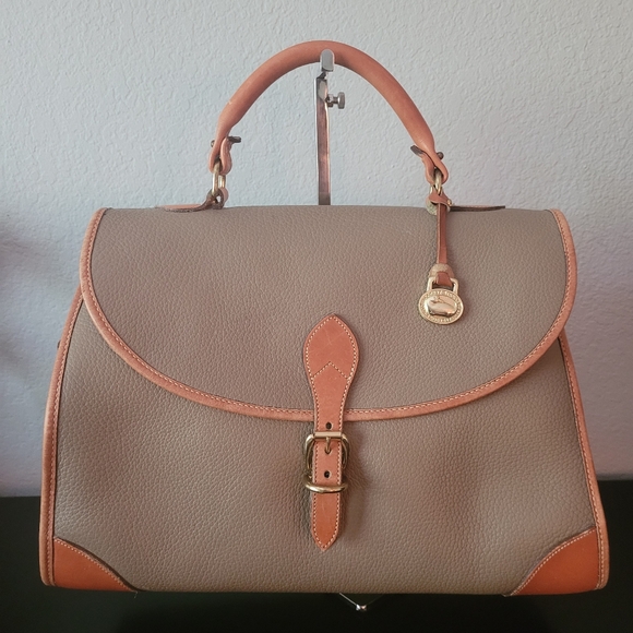 Dooney & Bourke Handbags - Dooney & Bourke All Weather LeatherMedium Carpet Bag
